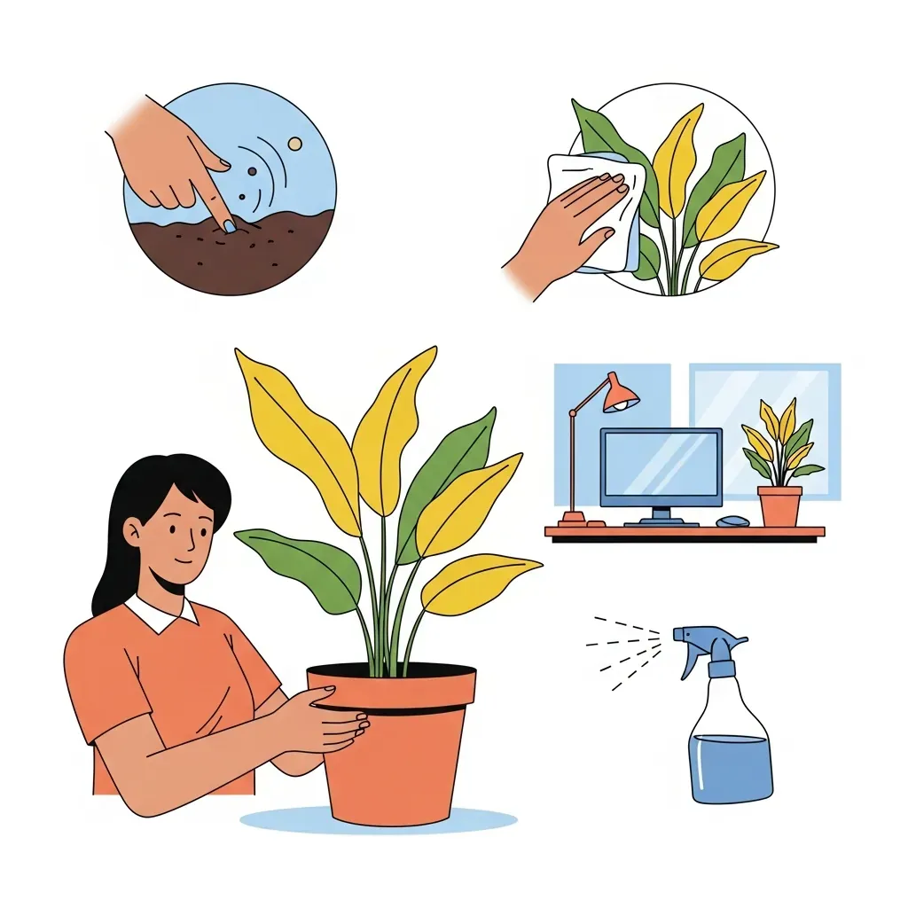 Hướng dẫn xử lý sự cố thường gặp ở cây để bàn
