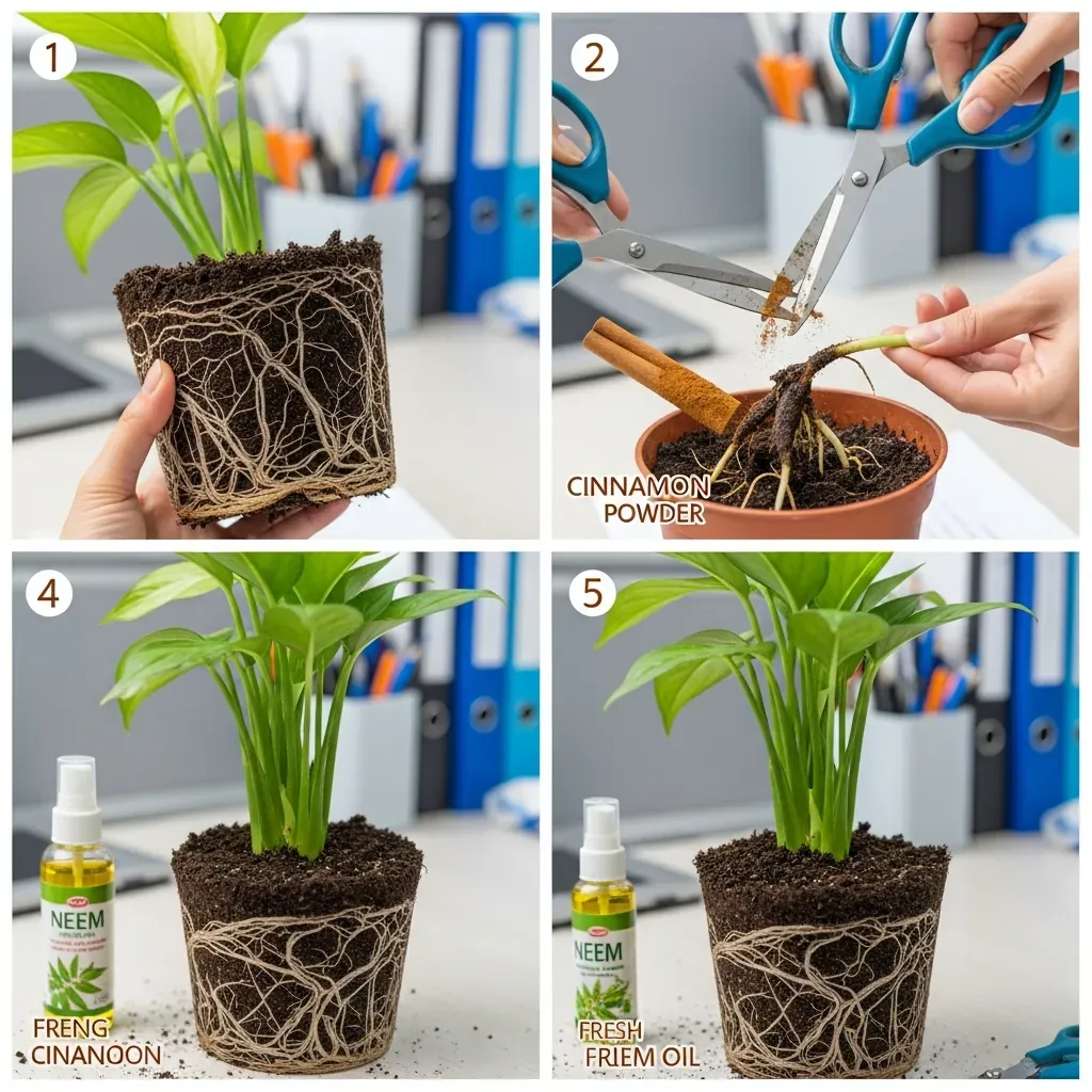 Cấp cứu cây thối rễ và xử lý sâu bệnh an toàn không hóa chất