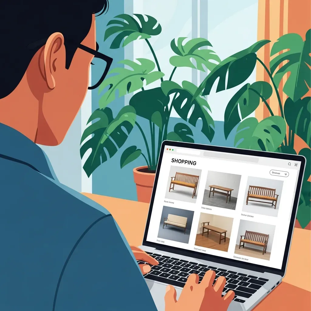 Mua ghế băng chờ online và kiểm tra mẫu mã trước khi chốt đơn