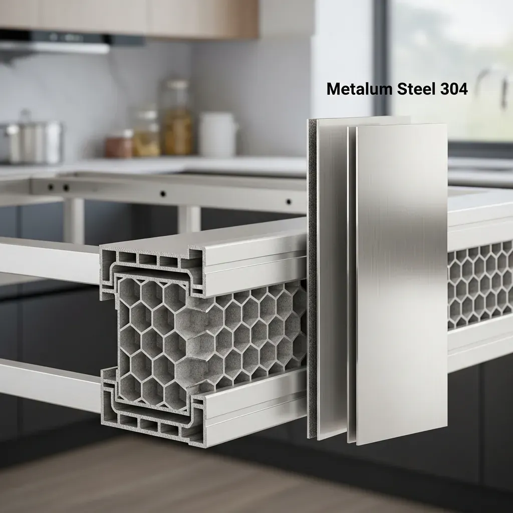 Thùng tủ nhôm tổ ong và inox 304 chịu lực