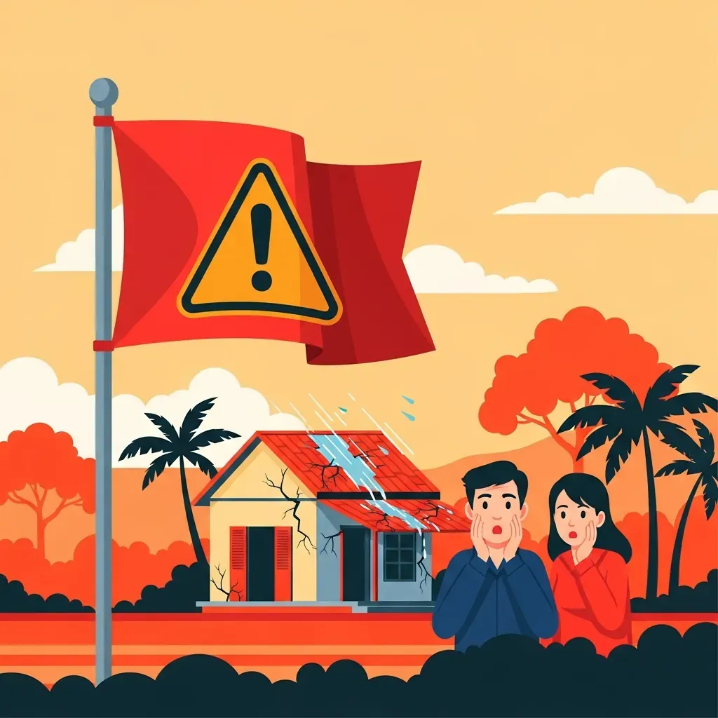 Cờ đỏ cảnh báo nhà thầu kém uy tín với ngôi nhà nứt.