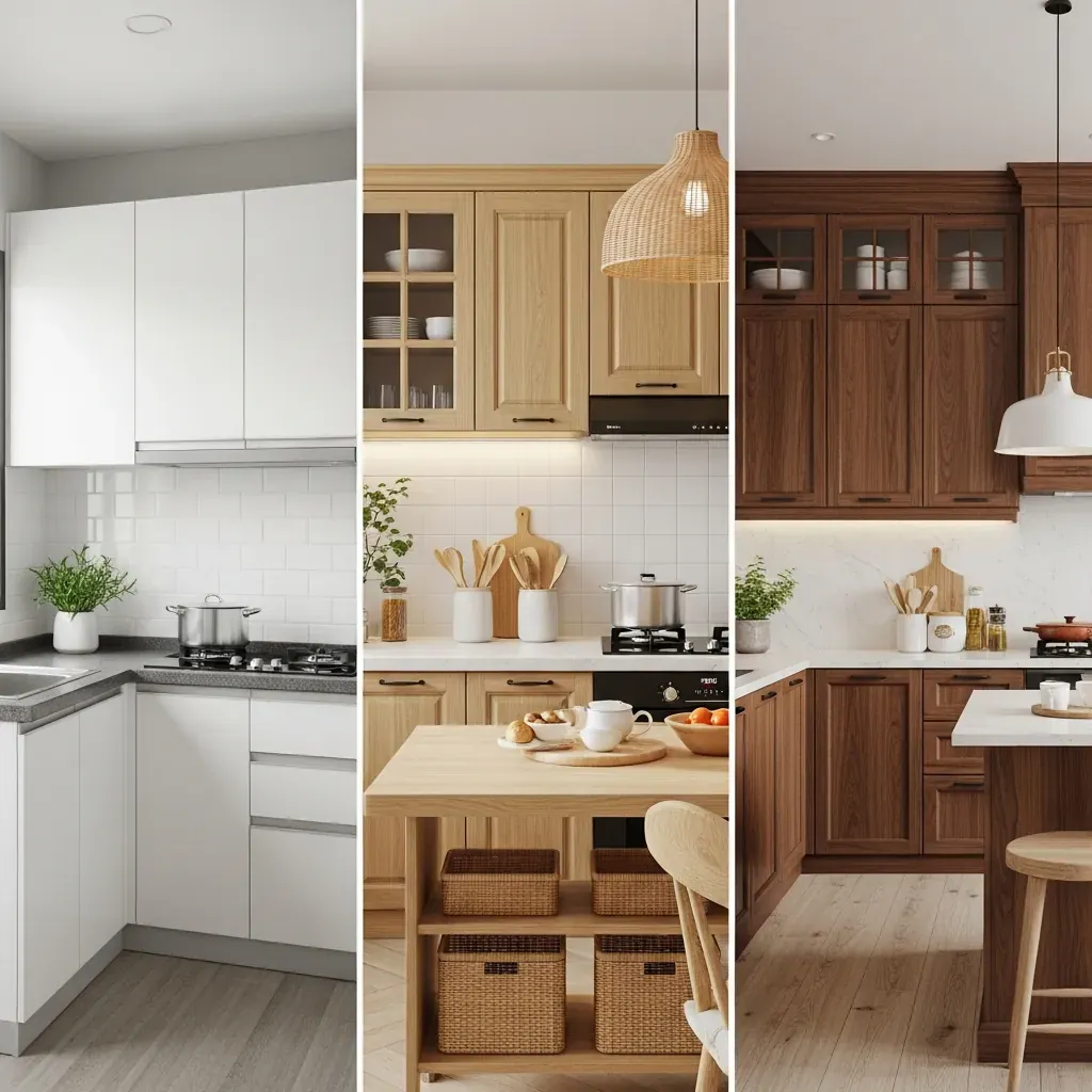 Ba căn bếp Việt Nam tương ứng với phân khúc ngân sách thấp, trung bình và cao cấp